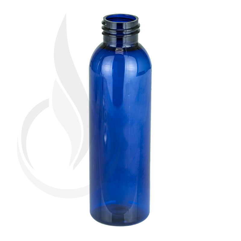 120ml Cobalt Blue Cosmo Round PET Bottle 24-410