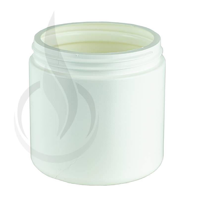 WHITE 16oz HDPE Jar 89/400(168/cs)