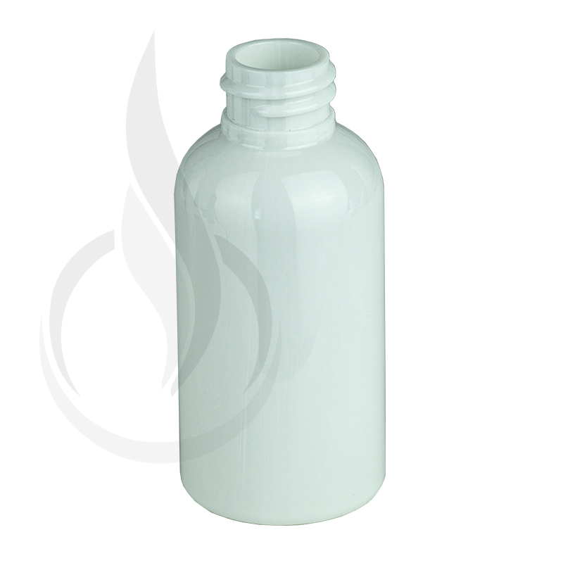 60ml WHITE Boston Round PET Bottle 20-410(1150/cs)
