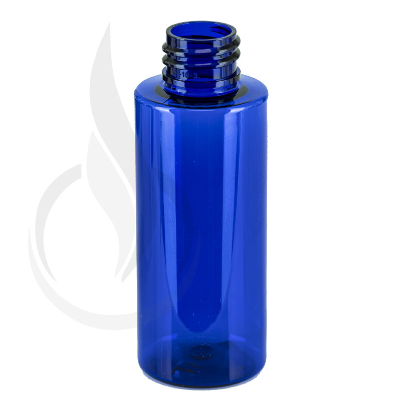 2oz Blue Cylinder Bottle 20-410(960/cs)