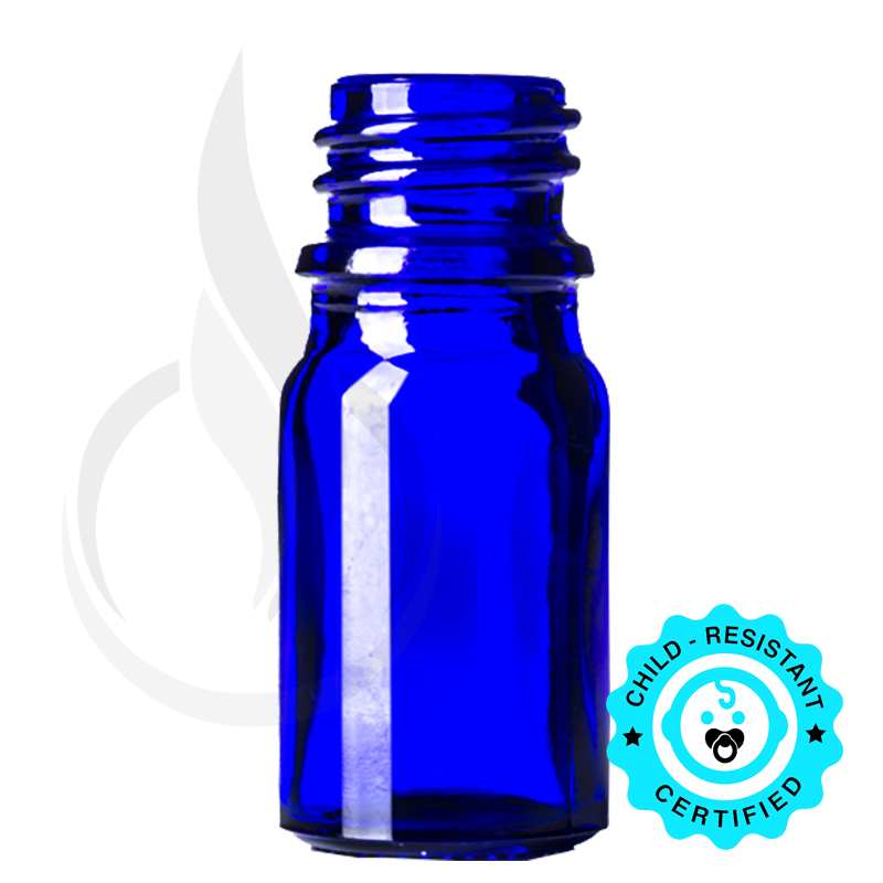 5ml Cobalt Blue Euro Bottle 18-415(765/cs)
