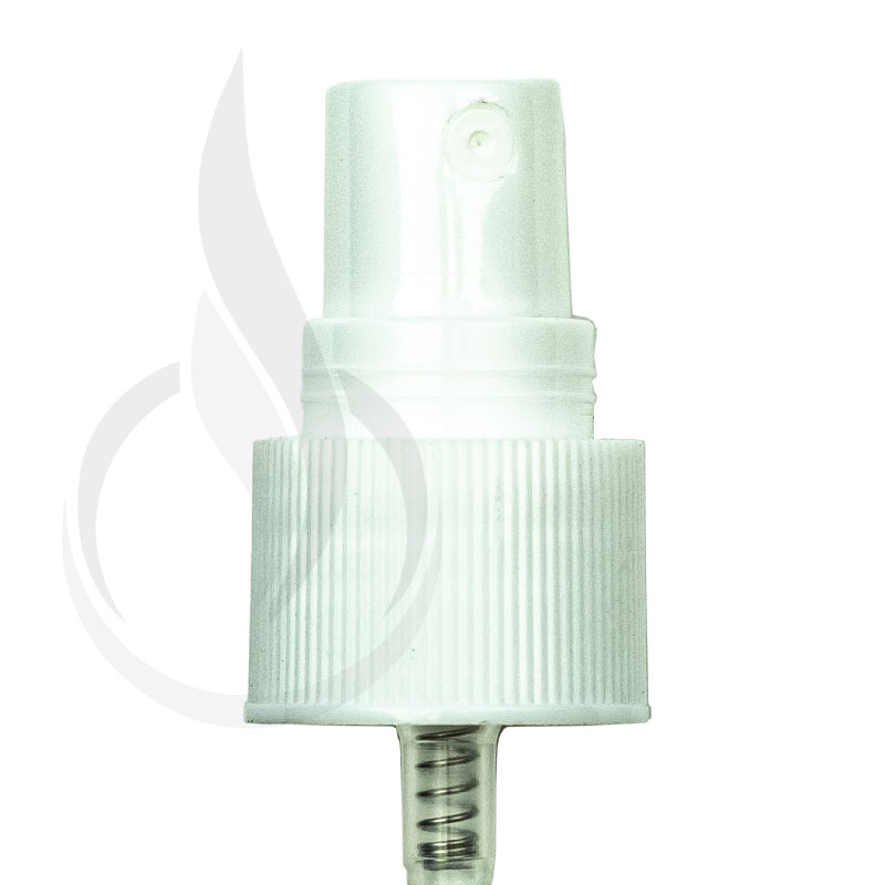 WHITE Fine Mist Sprayer Ribbed Skirt 20-410 127mm Dip Tube(2500/cs)