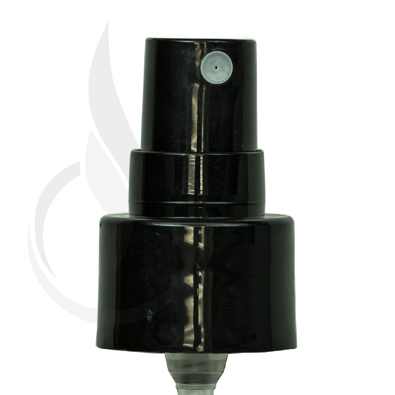 Black Fine Mist Sprayer Smooth Skirt 24-410 5.35 inch Dip Tube