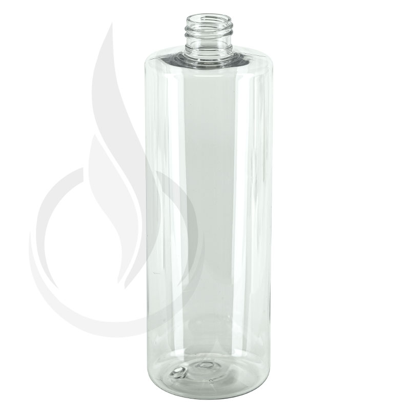 16oz Clear PET Cylinder Bottle 24-410(189/cs)