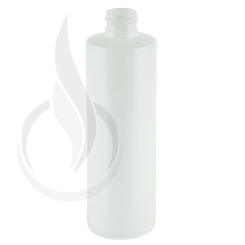 8oz HDPE Natural Cylinder Bottle 24-410