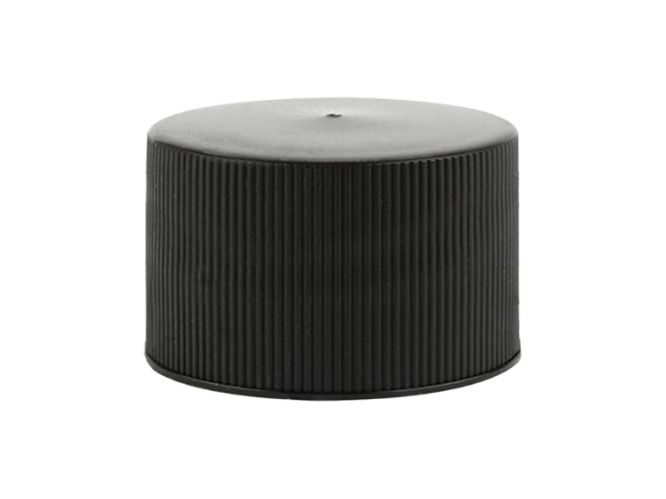 Non CRC Black 20-410 Fine Ribbed Skirt Lid with HS Foam Liner(6800/cs)