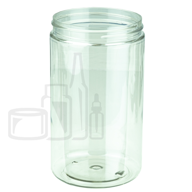 32oz Clear PET Plastic SS Jar with 89-400 Neck Finish(80/case)