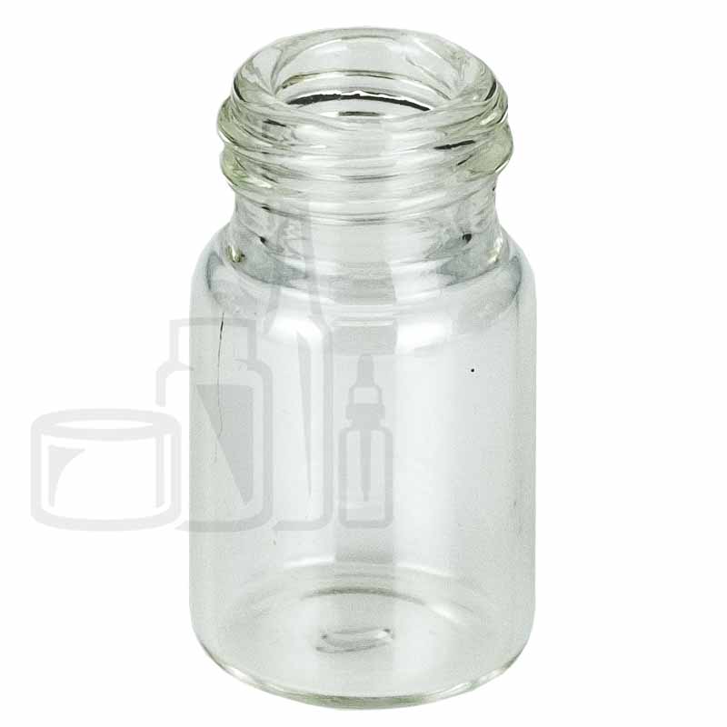 Csfglassbottles 16pcs 25ml Clear Small Glass Vials with White