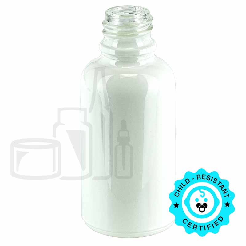 30ml Milk White Euro Bottle 18-415(330/cs)