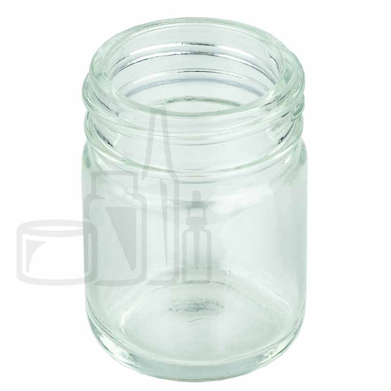 1oz Clear Glass Jar - 38-400(336/cs)