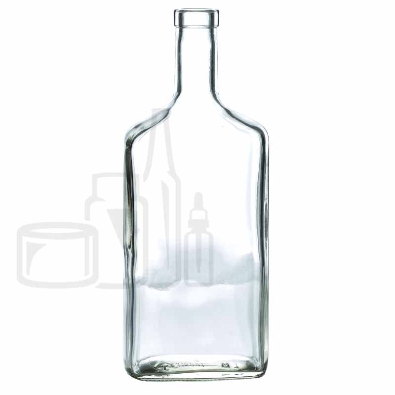 60ml Clear Glass Euro Round Bottle 18-415 - Liquid Bottles LLC