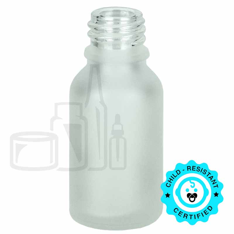 15ml Frosted Glass Euro Bottle 18-415(768/case)
