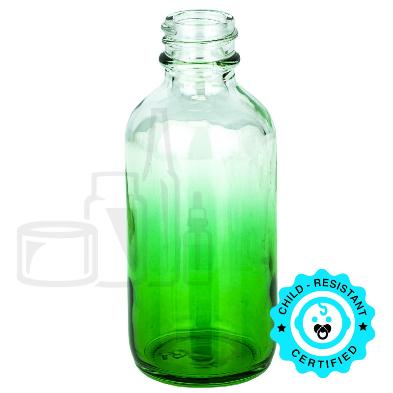 2oz Faded Green Glass Bottle 20-400(240/cs)