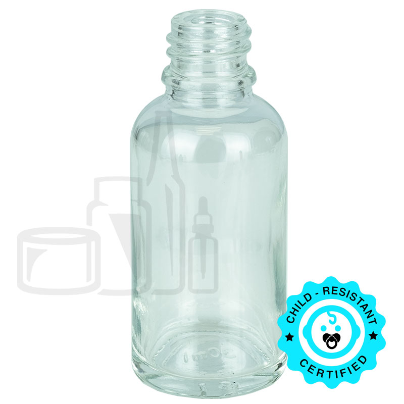 Clear Glass Bottles- 30 ml