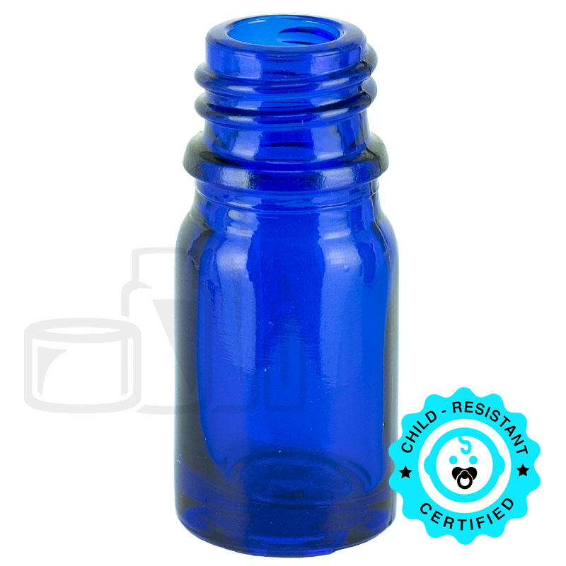 5ml Cobalt Blue Euro Bottle 18-415(765/cs)