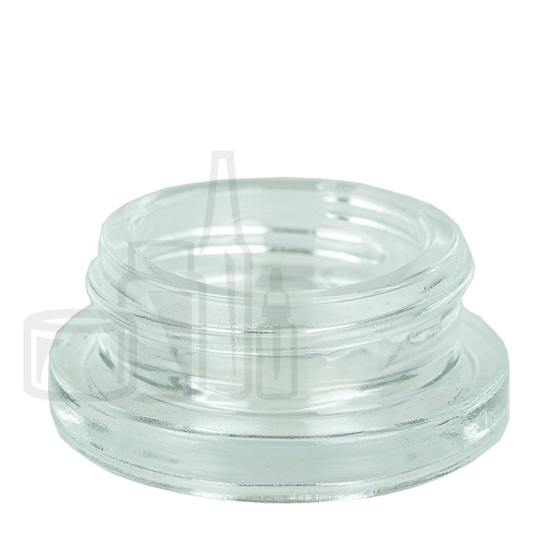 7ml  Clear Glass Low Profile Jar with 38-400 Neck Finish(225/case)