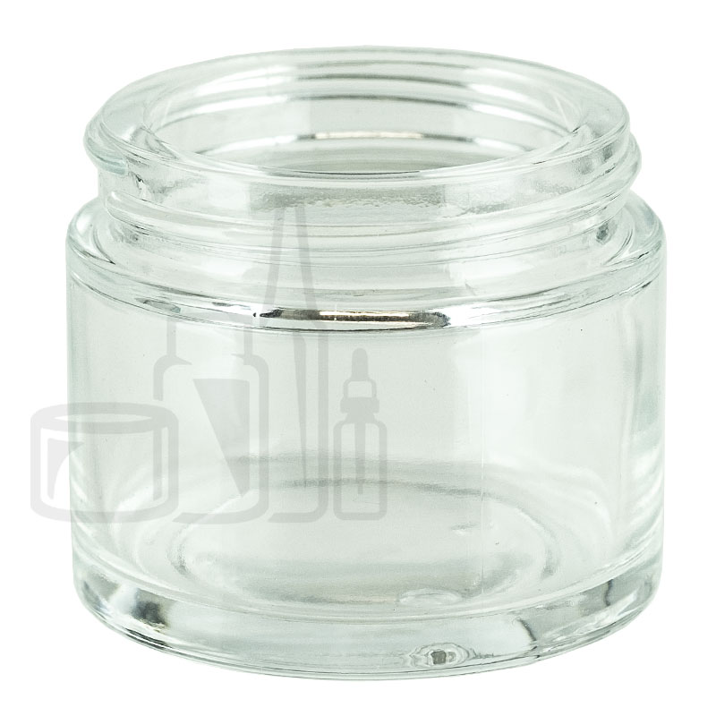 2oz Clear Glass SS Jar 53-400(120/cs)