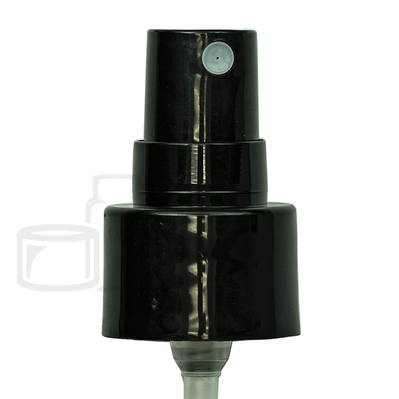 Black Fine Mist Sprayer Smooth Skirt 24-410 5.35 inch Dip Tube