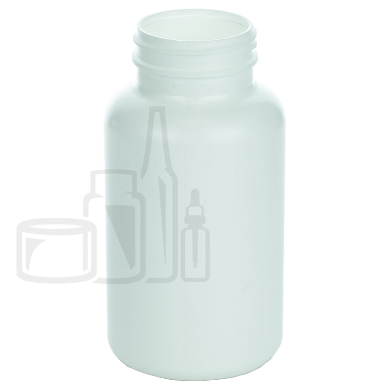 300cc White HDPE Packer Bottle 45-400(340/case)