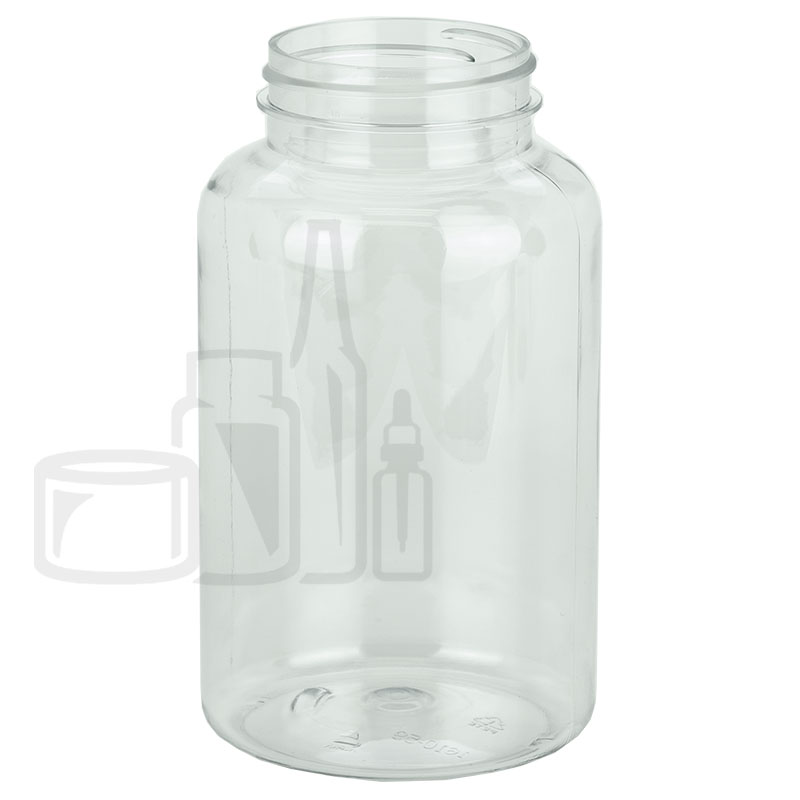 500cc White PET Plastic Packer Bottle 53-400(140/case) - Liquid