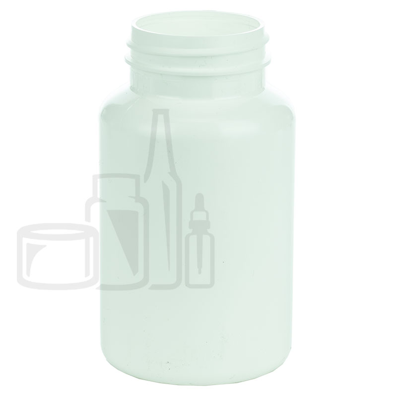 200cc White HDPE Plastic Packer Bottle 38-400(320/case)