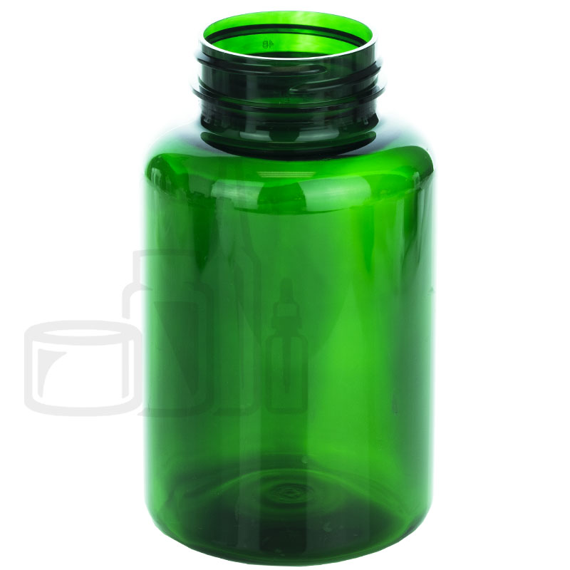 300cc Green PET Packer Bottle 45-400(240/cs)