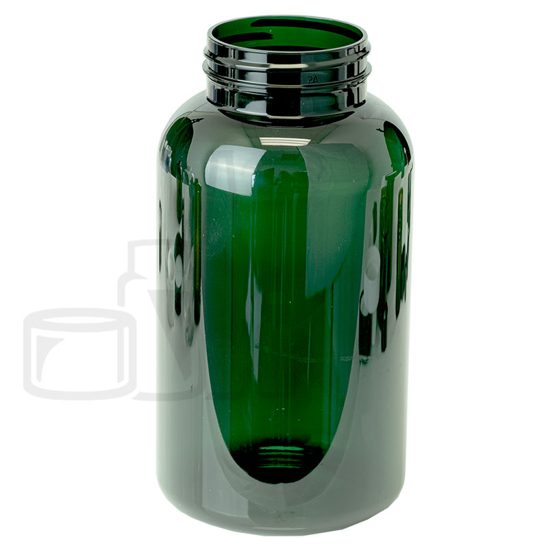 625CC GREEN PET Plastic PACKER BOTTLE 53-400(168/case)