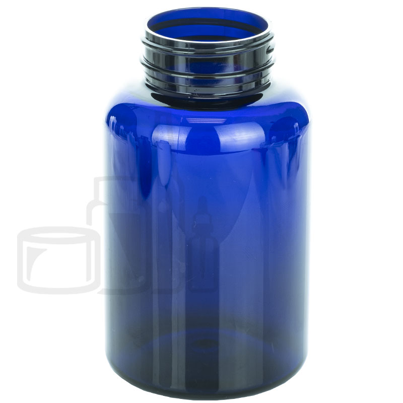 300cc Blue PET Plastic Packer Bottle 45-400