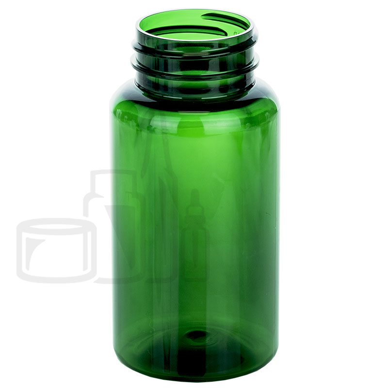 150cc Green PET Plastic Packer Bottle 38-400(400/case)