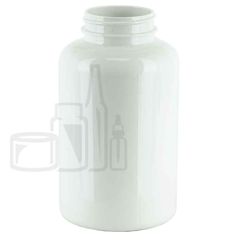 400cc White PET Plastic Packer Bottle 45-400