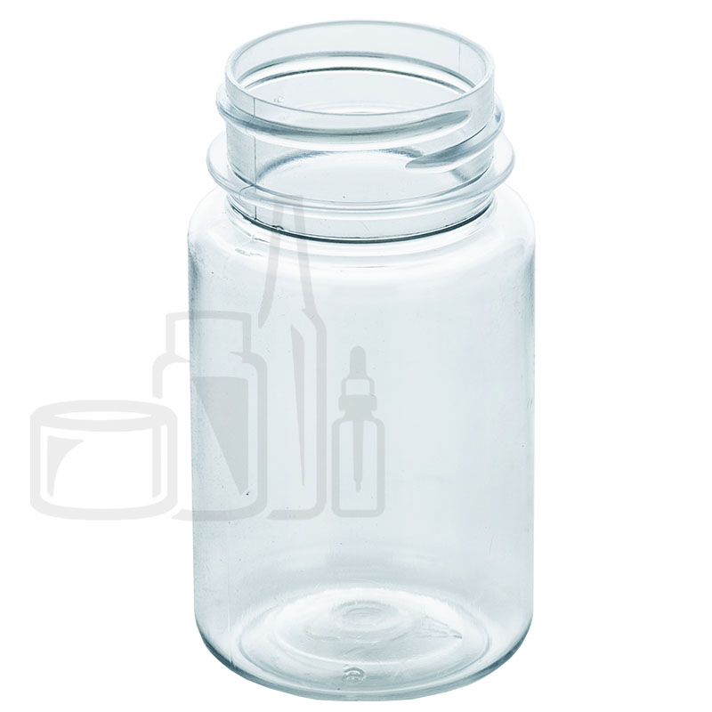 60cc Clear PET Plastic Packer Bottle 33-400(1100/case)