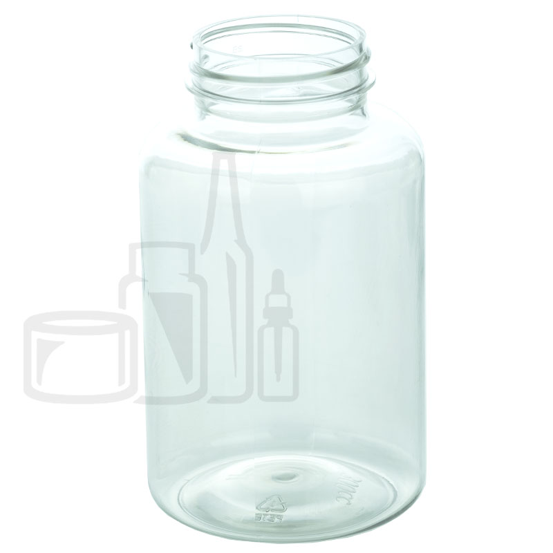 300cc Clear PET Plastic Packer Bottle 45-400(560/case)