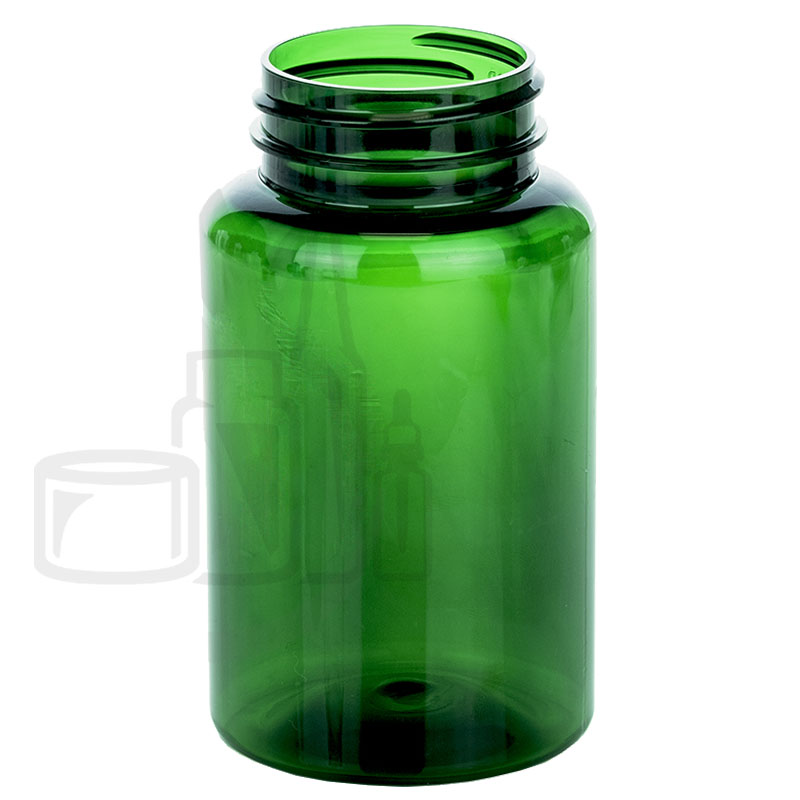 200cc Green PET Plastic Packer Bottle 38-400(290/case)