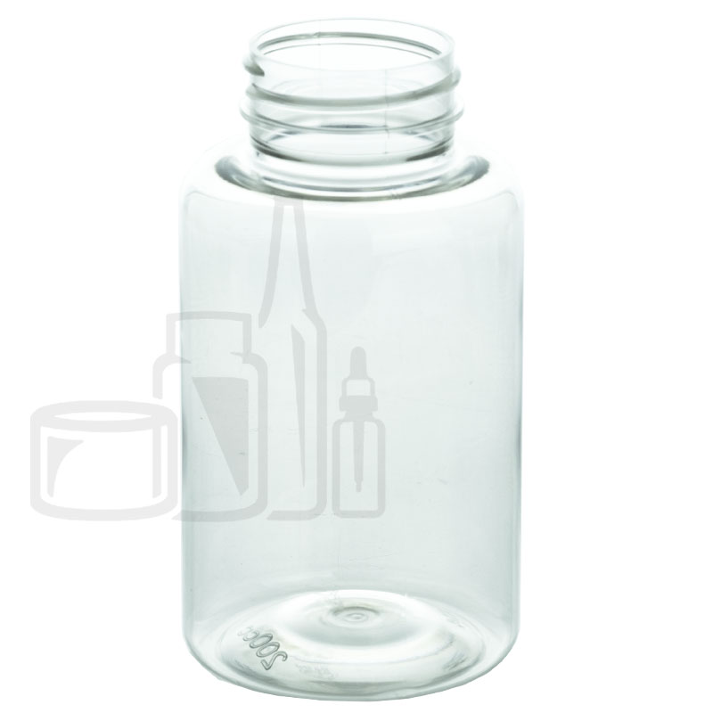 200cc Clear PET Plastic Packer Bottle 38-400