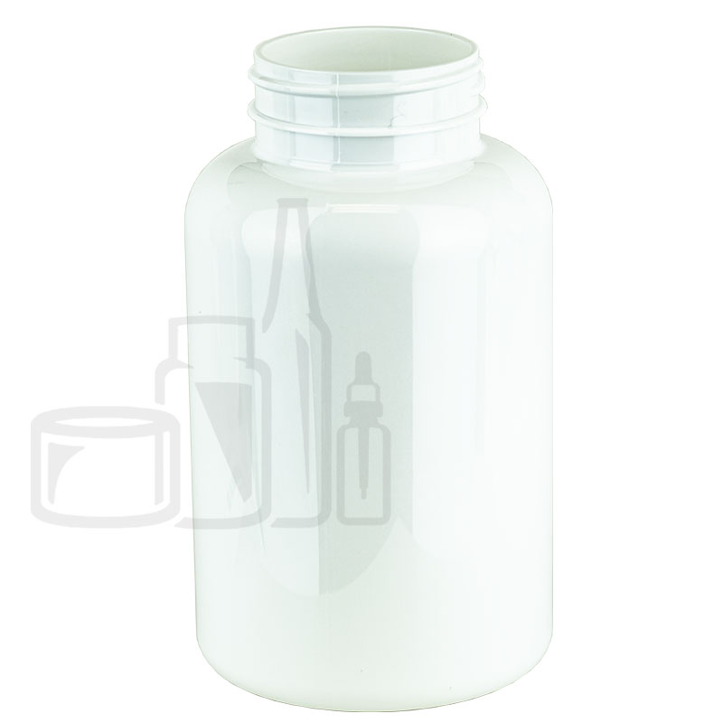 300cc WHITE PET Plastic Packer Bottle 45-400(135/case)