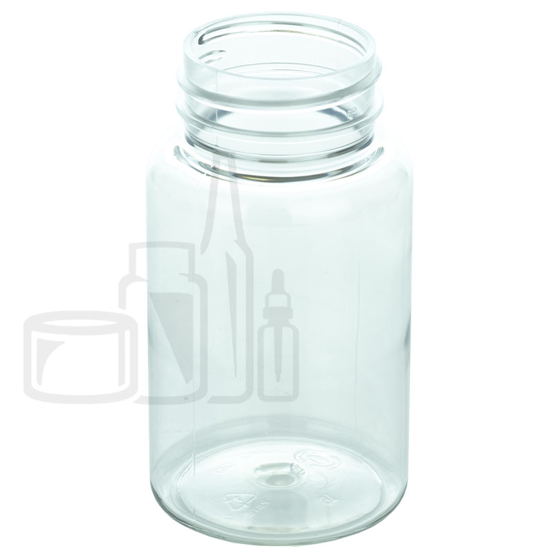 120cc Clear PET Plastic Packer Bottle 38-400(470/case)