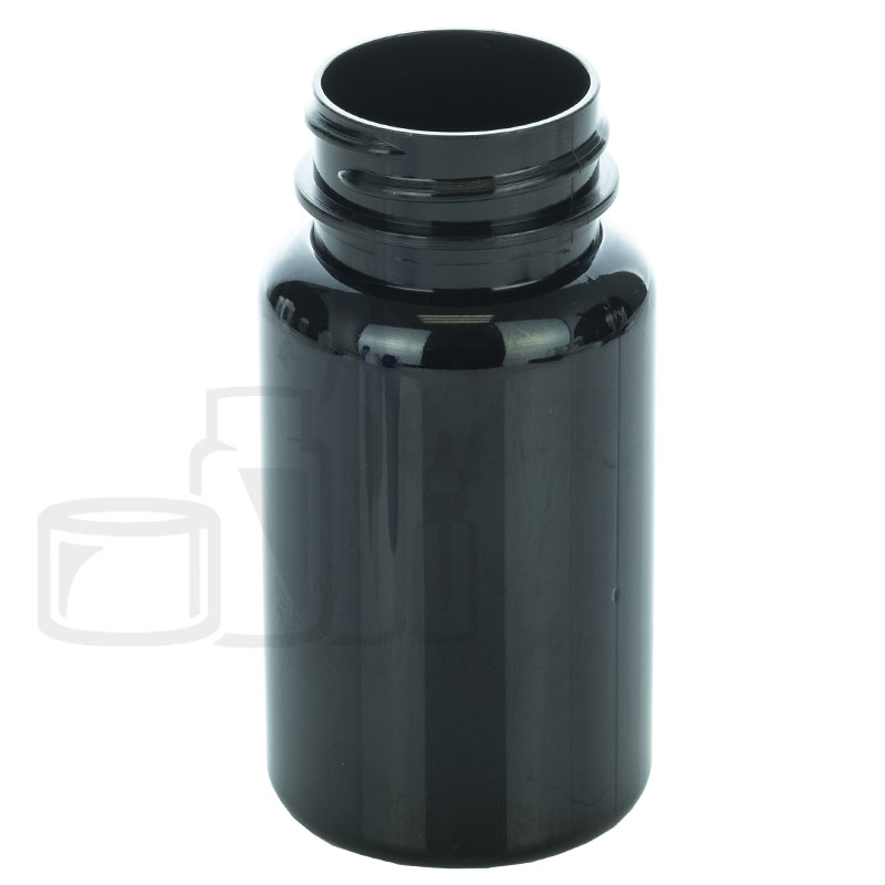 75cc Dark Amber PET Plastic Packer Bottle 33-400(750/case)