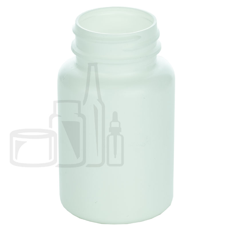 120cc White HDPE Packer Bottle 38-400(605/case)