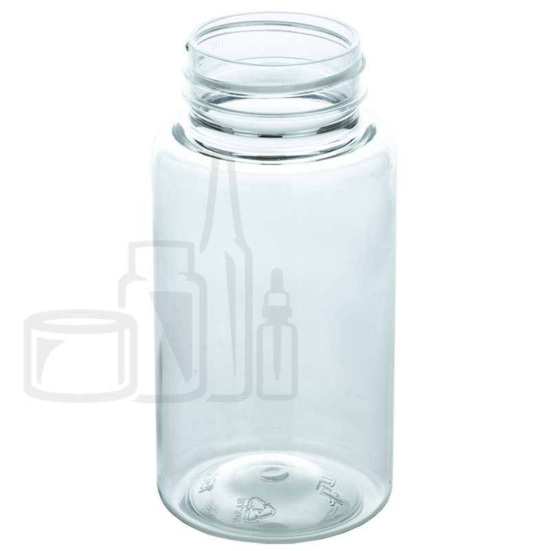 150cc Clear PET Plastic Packer Bottle 38-400(500/case)