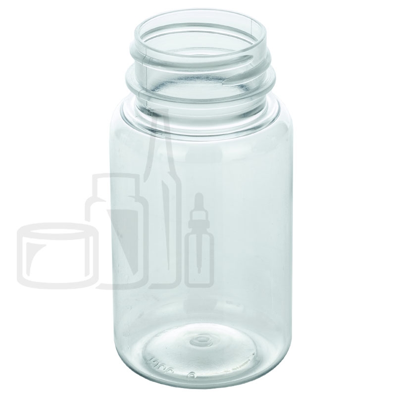 75cc Clear PET Plastic Packer Bottle 33-400(800/case)