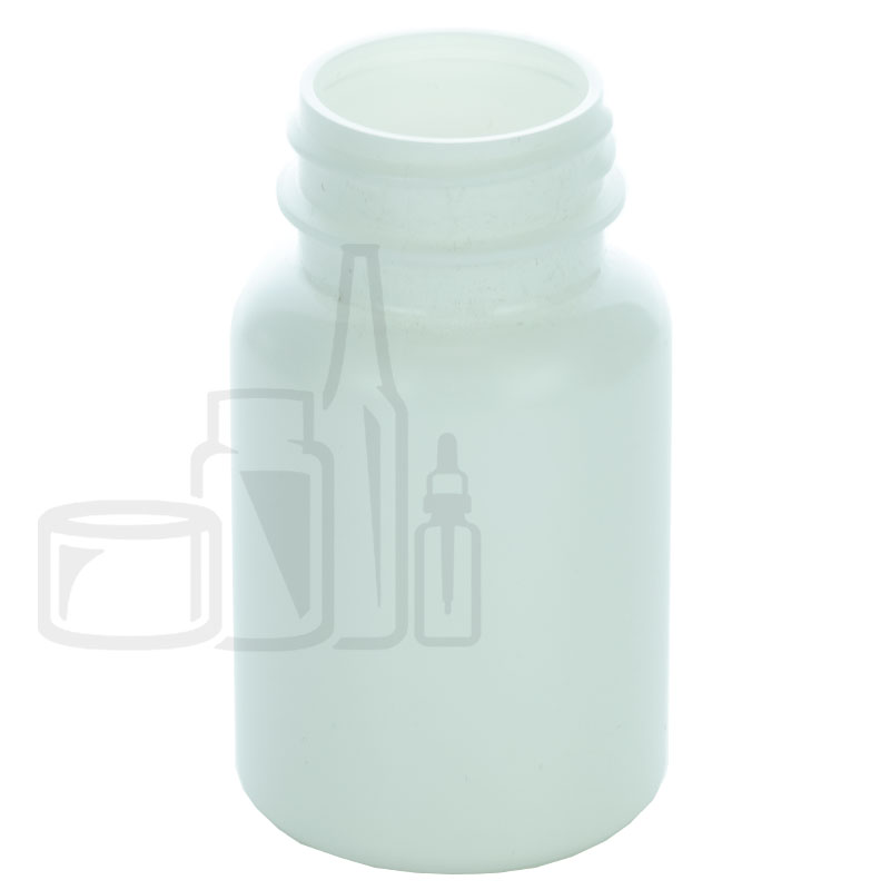 75cc White HDPE Packer Bottle 33-400