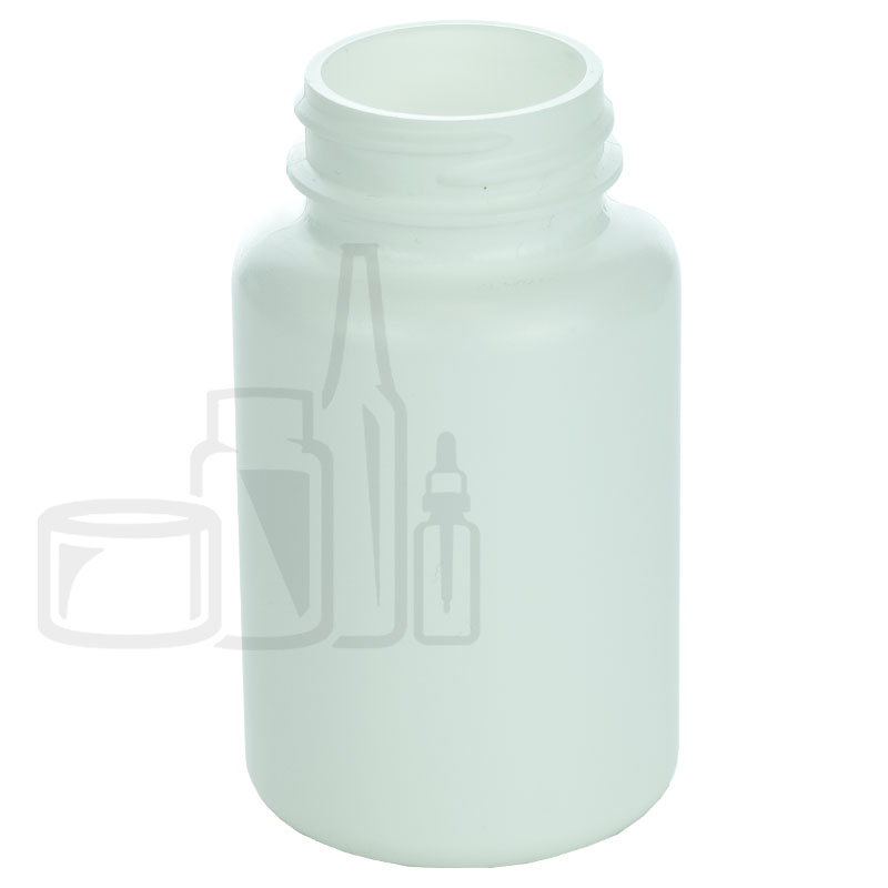150cc White HDPE Plastic Packer Bottle 38-400(390/case)