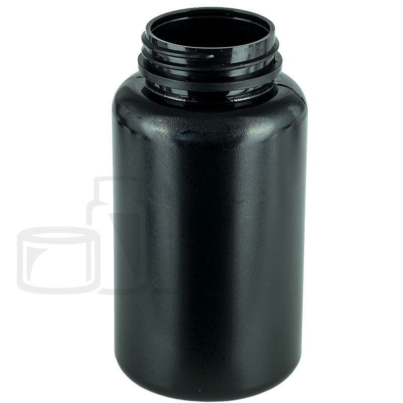 250cc Black HDPE Plastic Packer 45-400(270/case)