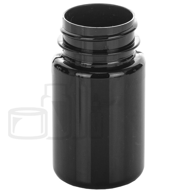 60cc Dark Amber PET Plastic Packer Bottle 33-400(1000/case)