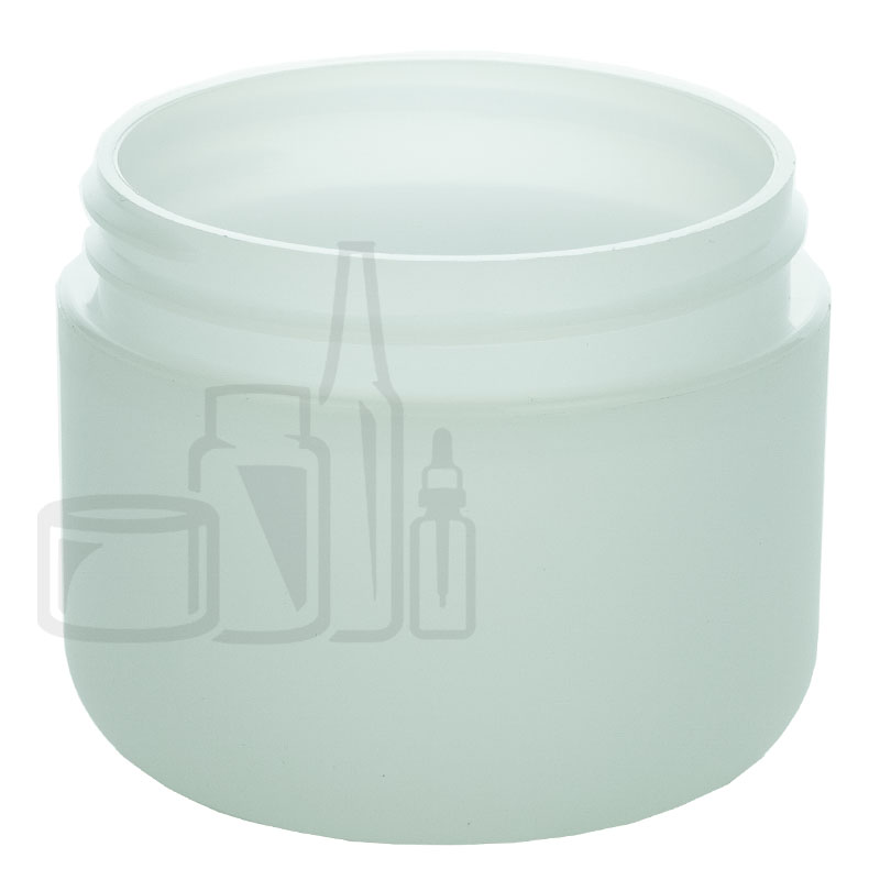 2oz Round Base Frosted PP/PS Double Wall Jar - 58-400