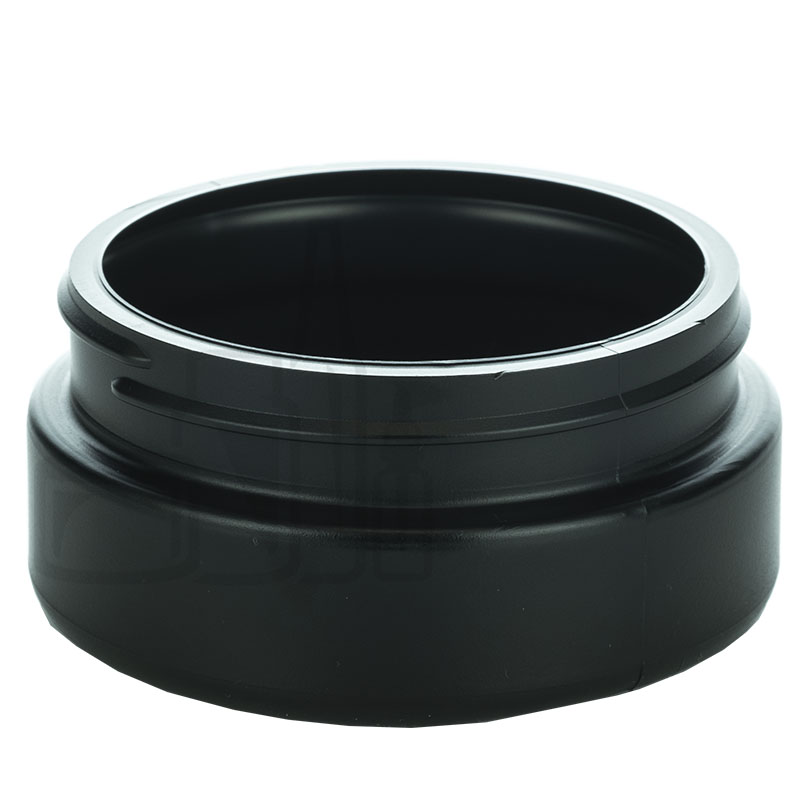 8oz Black Plastic Jar (LID SOLD SEPARATELY)
