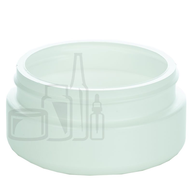 8oz WHITE Plastic Jar (280/cs)
