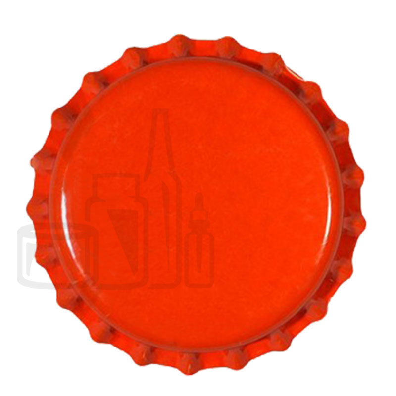 Beer Bottle Cap Orange Pry-off