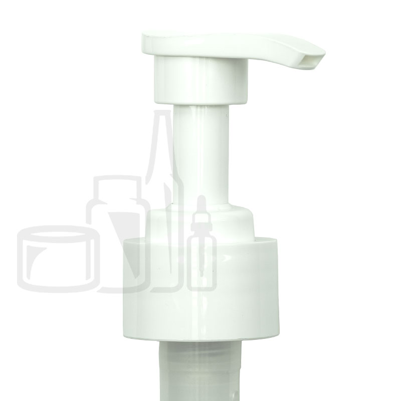 Lotion Pump - 28/410 - White - Smooth - 9.25 Dip Tube - 2cc Output(900/cs)