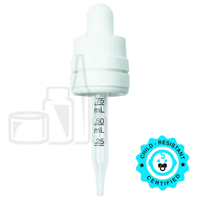 CRC/TE Super Dropper - White - 65mm - 18-415 with Large Bulb/Lead Free markings(1400/cs)